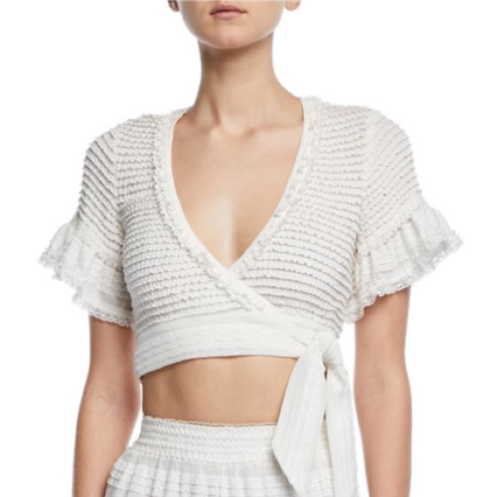 Jonathan Simkhai Wrap Crop Top! NWT